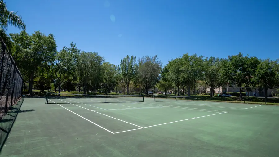 Community tennis courts